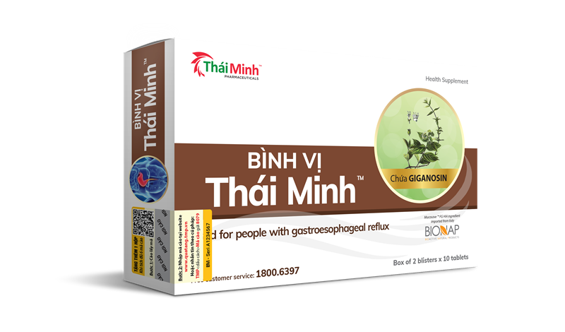 Bình vị Thái Minh(Hộp 2 vỉ)