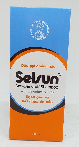 DẦU DỘI CHỐNG GÀU (SELSUN ANTI-DANDRUFF SHAMPOO WITH SELENIUM SULFIDE)50ML -VIỆTNAM