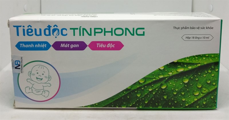Tiêu độc Tín Phong (Hộp 3 vỉ x 6 ống)