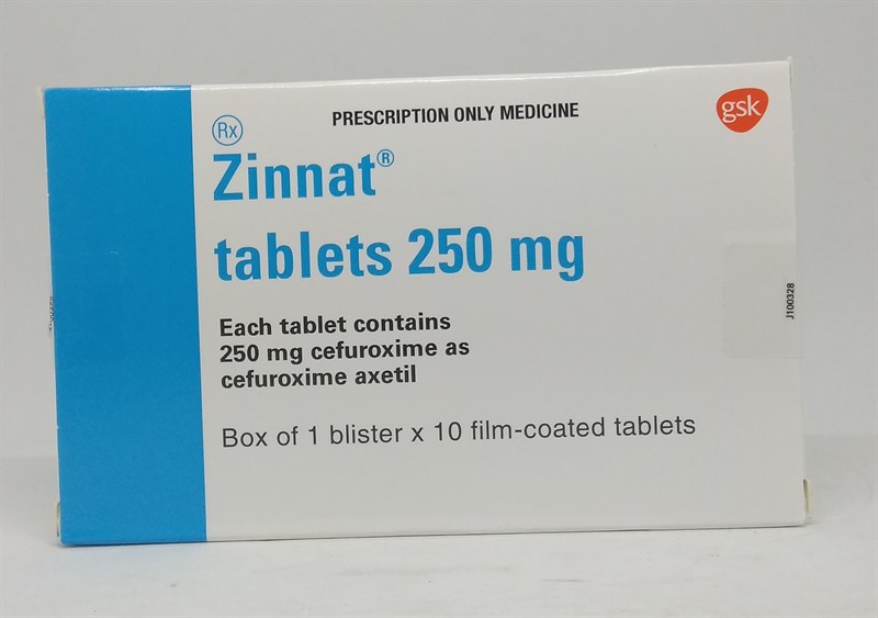 ZINNAT TAB 250MG 10'S