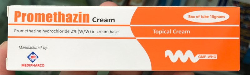 Promethazin,Hộp 1 tuýp x10g