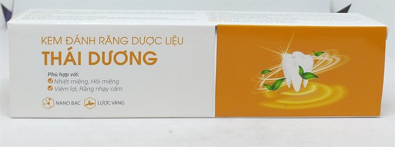 Kem đánh răng dược liệu thái dương(Hộp 01 tuýp x150g)