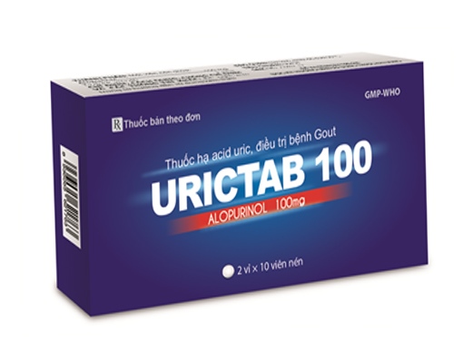 Urictab 100mg( Alopurinol)