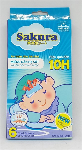 Miếng dán hạ sốt SAKURA