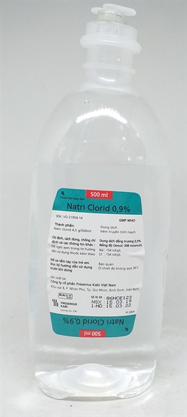 Natri 0.9% truyền bình định (muối truyền)