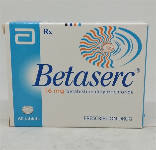 BETASERC 16MG TABLETS 3X20'S