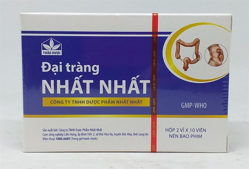 Đại Tràng Nhất Nhất-Hộp x 2 vỉ x10 viên