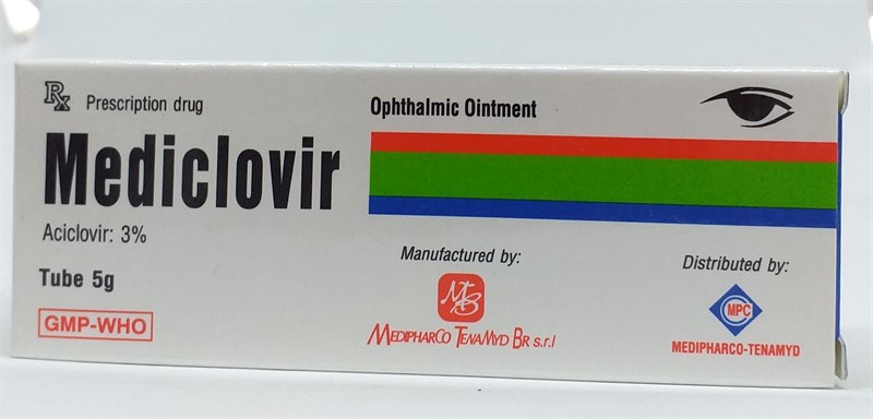 Mediclovir,Hộp 1 tuýpx5g