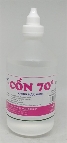 Cồn 70 500ml thùng 24 chai