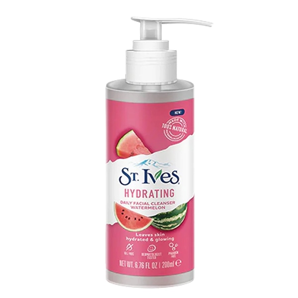 Gel rửa mặt ST.IVES Dưa Hấu Hồng 200ml