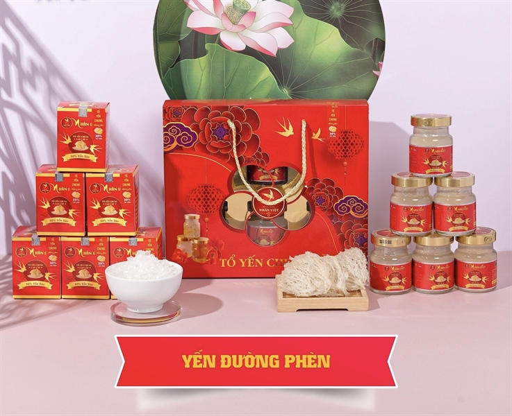 Yến Sào Đường Phèn Nhân Việt Lốc 6 lọ