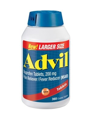 Giảm đau, kháng viêm Advil Ibuprofen 200mg KIRKLAND chai 360 viên nén tròn - hàng Mĩ xách tay