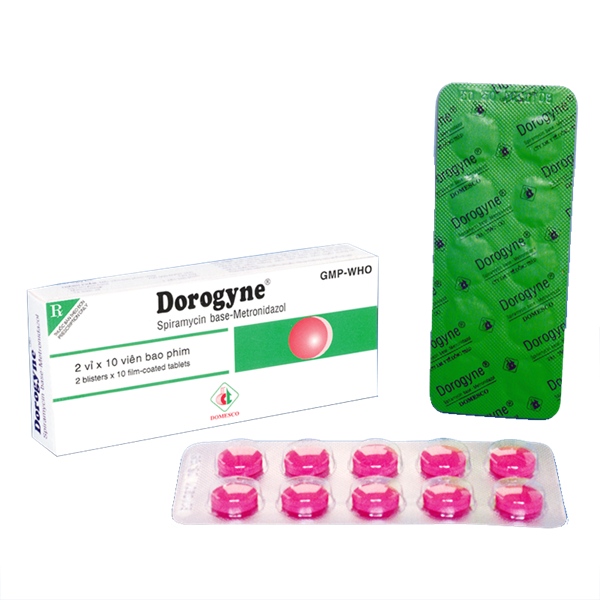 Dorogyne Thuốc Kháng Sinh Dược Domesco Hộp 2 Vỉ x 10v