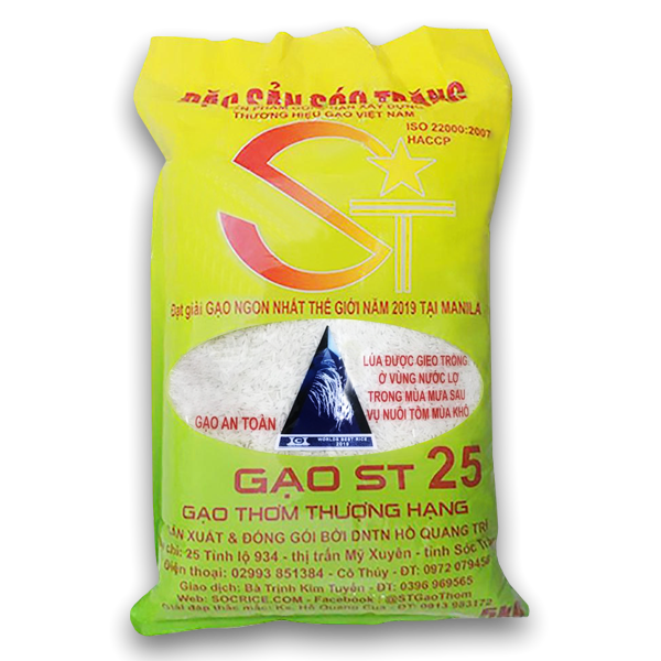 GẠO ST25 ÔNG CUA LÚA TÔM 5KG