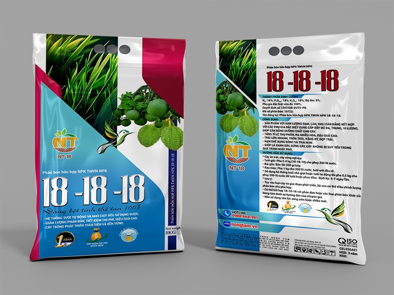 NT 18 - NPK TINH THỂ 18-18-18
