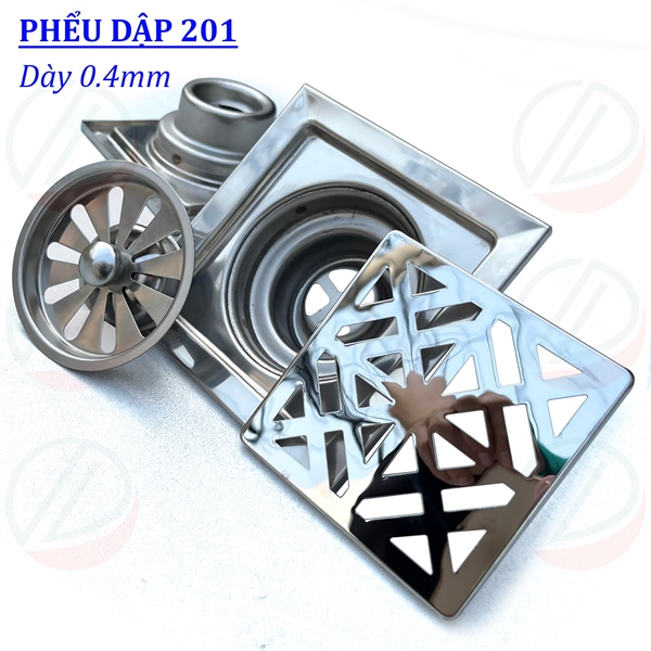 Phểu thoát sàn inox 201 (I)