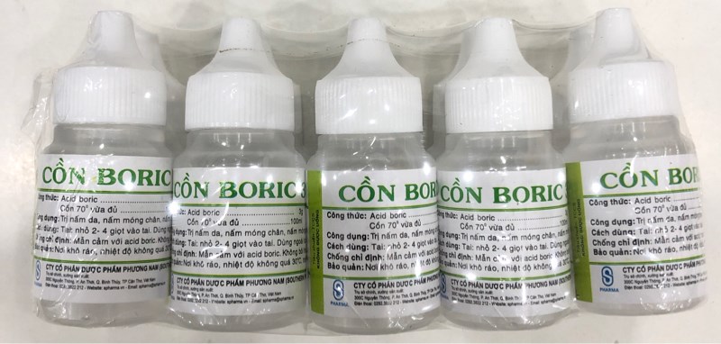 Cồn Boric 3% (8ml)