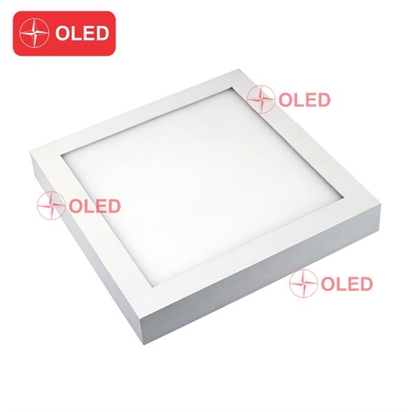 Đèn ốp nổi trần vuông 24W 6500K (thân nhựa)