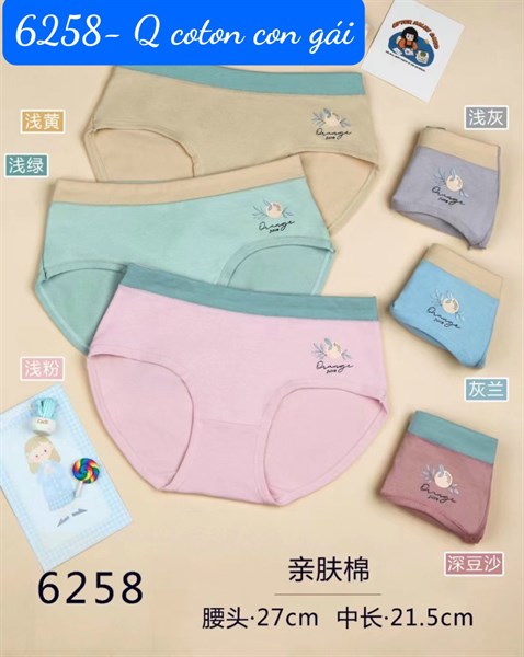 6258 -q coton con gái
