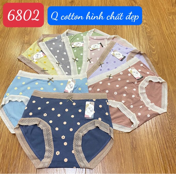 6802- qcotton chấm