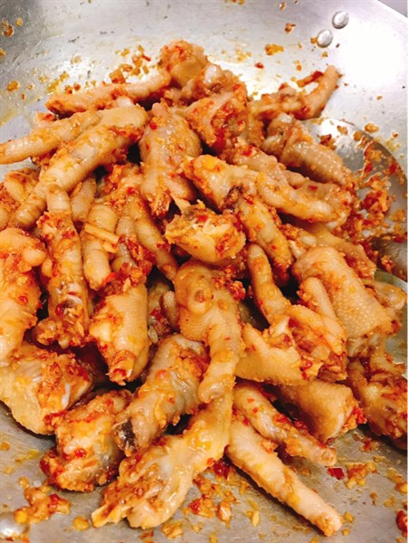 Chân Gà xào SaTe (LỚN)