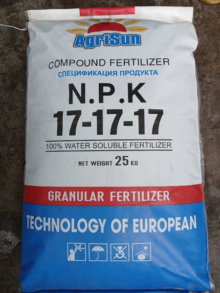 NPK 17-17-17 BAO 25KG