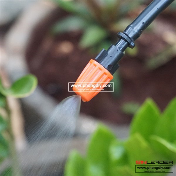 Bộ đầu béc nhựa tưới lan (điểm cuối)