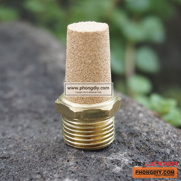 Đầu lọc nước - giảm âm ren ngoài 17mm