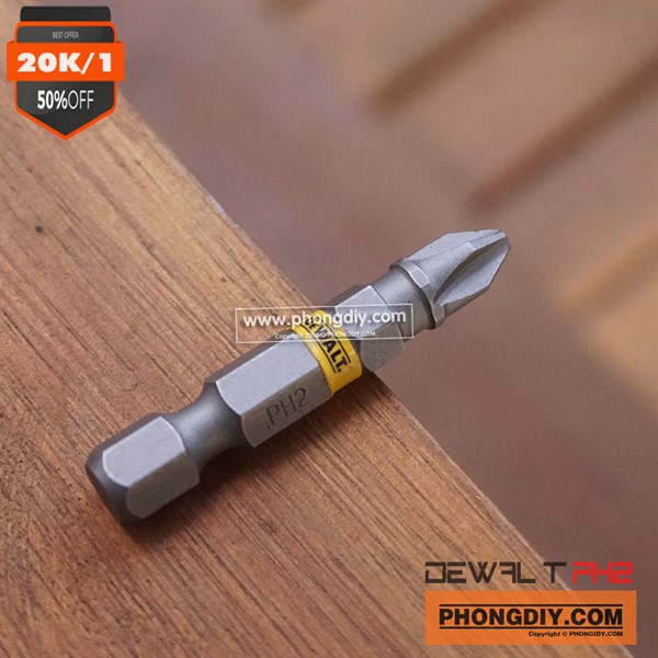 Đầu Bắn Vít Siêu Bền DEWALT PH2-45mm