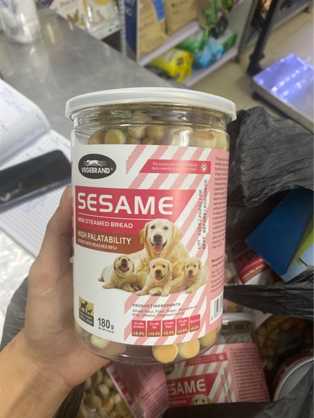 Bánh thưởng sesame 180gr.