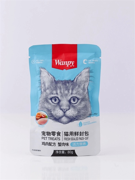 PATE WANPY CHO MÈO VỊ GÀ, CUA 80G - PETLAND