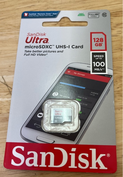 Thẻ nhớ 128G SanDisk chính hãng