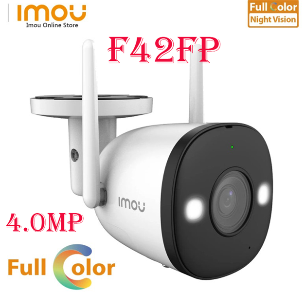 CAMERA WIFI IMOU BULLET IPC-F42FP 4Mp (CÓ MIC ,LED ,FULL COLOR, CHẾ ĐỘ NHÌN ĐÊM)