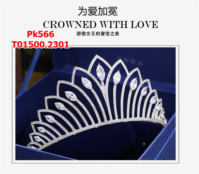Vương miện cao cấp đá zincin tia đá cao cấp GIANGPKC
