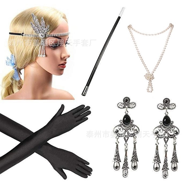 Set phụ kiện chụp hình quý cô phong cách cổ điển mã 01