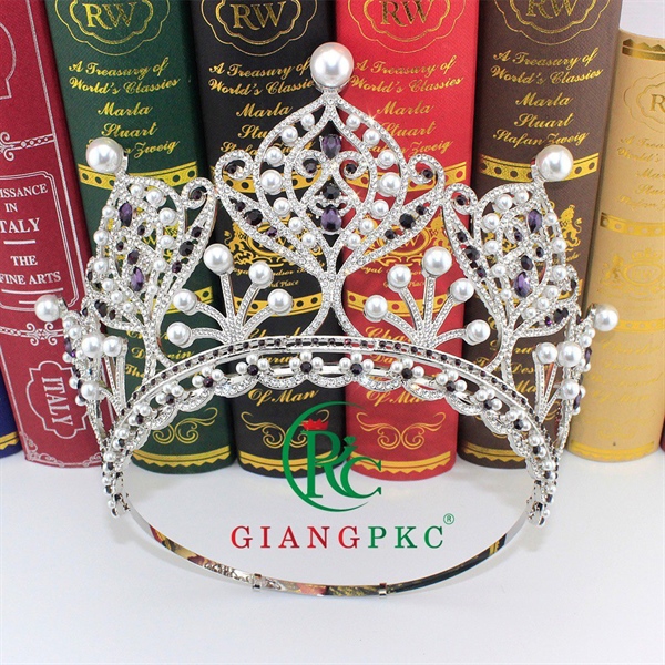 Vương miện nữ hoàng đăng quang dáng cao 12.5cm mẫu t10/2022 Giangpkc