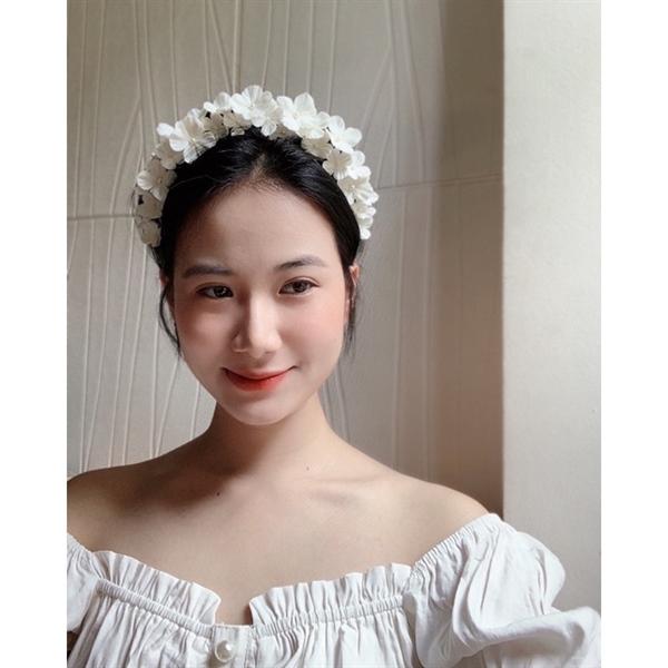 Băng đô hoa đất sét nhật cao cấp Giangpkjc 13-12-023 TĐ