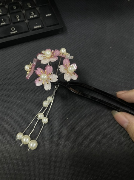 Trâm nhật hoa anh đào tím trắng Giangpkc
