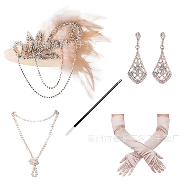 Set phụ kiện chụp hình quý cô phong cách cổ điển mã 03