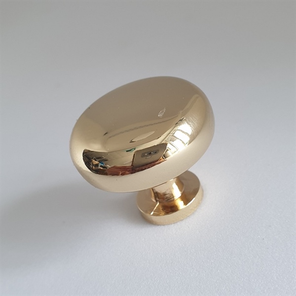 Tay nắm núm vàng bóng