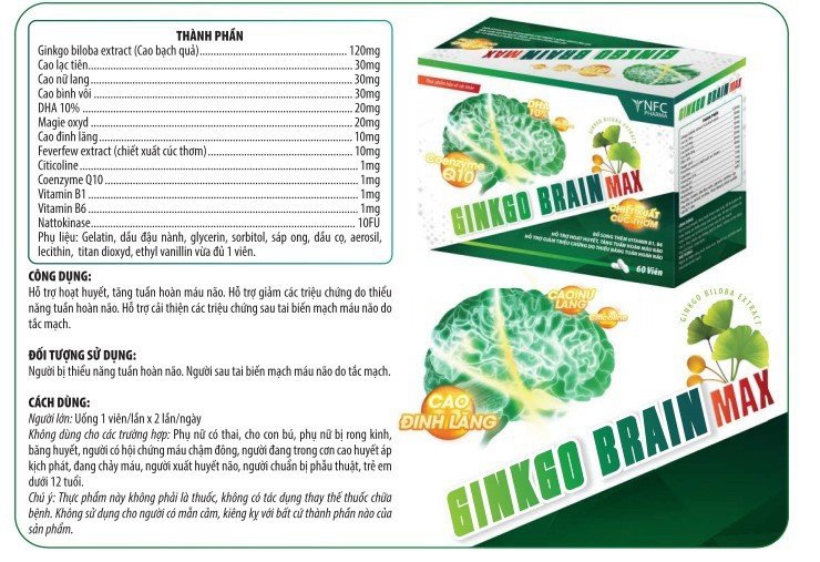 Bổ não Ginko Brain Maxx