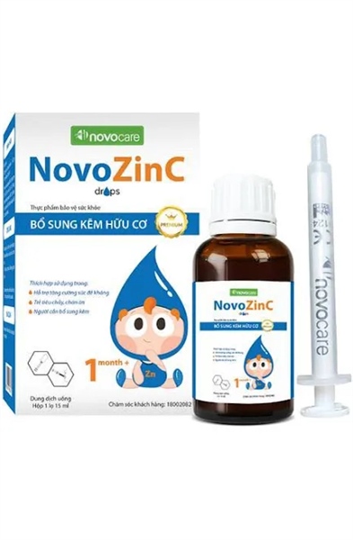 Kẽm nhỏ giọt NovoZinC Drop C/15ml