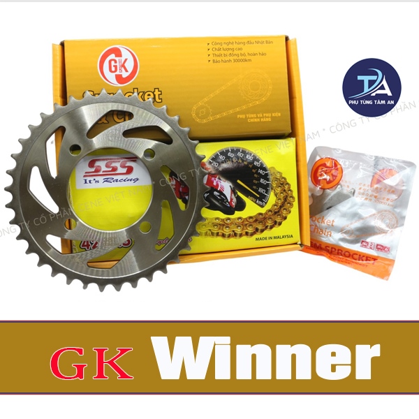 Nhông xích GK Winner ( 44_15_428HS_124 )SSS nano