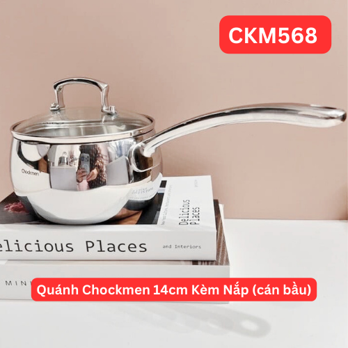 S380 - C568 Quánh Chockmen 14cm Có Nắp (Cán Bầu) CKM-YH3L14D [T12]