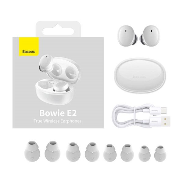 TAI NGHE AIRPOD BASEUS E2-TRẮNG-NGTW090002
