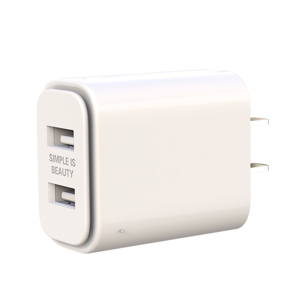 Đầu Sạc 2 Cổng USB 2.4A XO L90C US Trắng