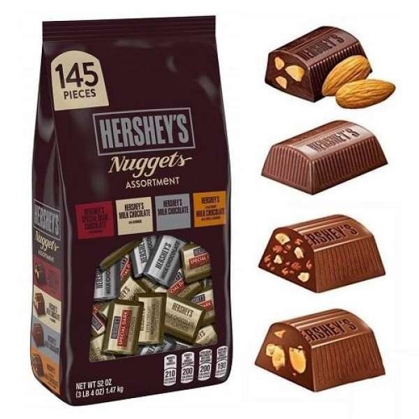 CHOCOLATE HERSHEY'S NUGDET 1,47KG