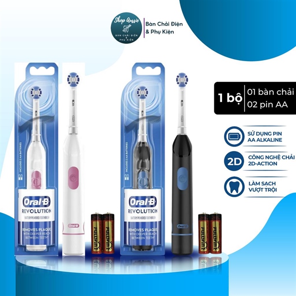 BÀN CHẢI ĐIỆN NGƯỜI LỚN ORAL-B TRẮNG