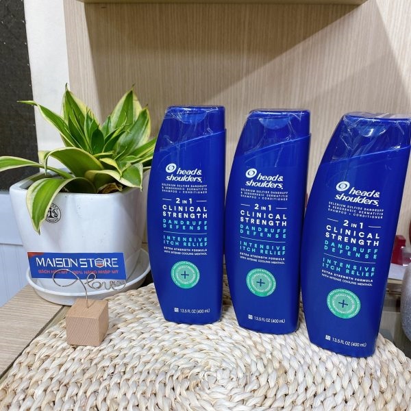 DẦU GỘI HEAD TRỊ GÀU 2IN1 BẠC HÀ 400ML