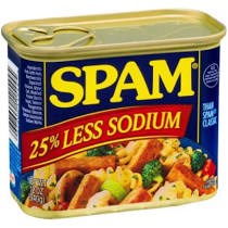 THỊT HỘP SPAM 25% LESS SODIUM 340G